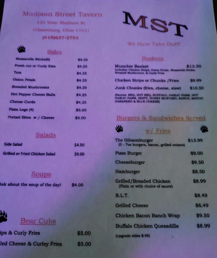 Madison Street Tavern - Gibsonburg, OH Side Salad